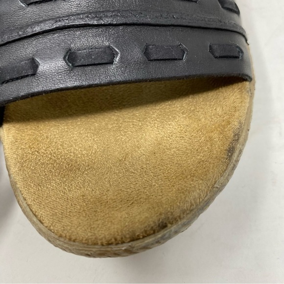 Rieker 62469-01 Fanni 69 Black Leather Wedge Sandal - Picture 3 of 8